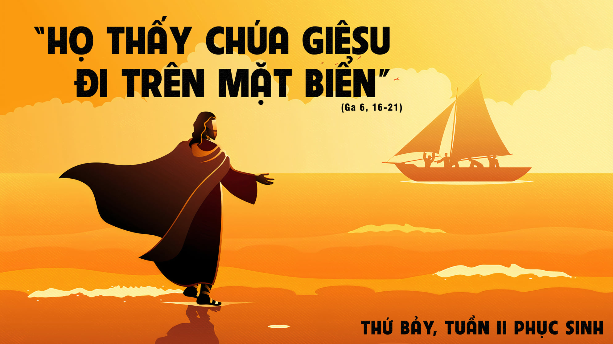 Thứ Bảy tuần II Phục Sinh: Thầy đây mà, đừng sợ