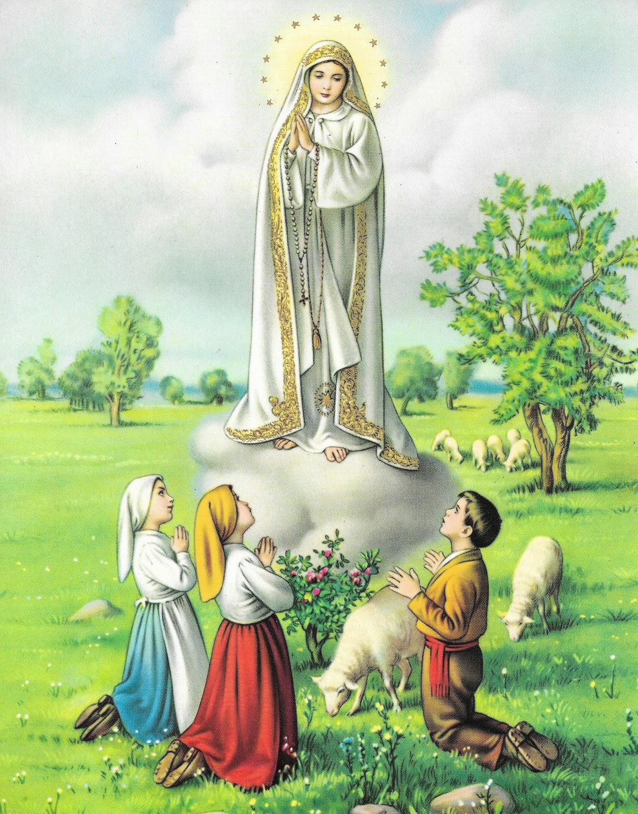 Ngày 13/5: Đức Mẹ hiện ra tại Fatima