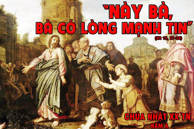 CHÚA NHẬT XX THƯỜNG NIÊN, NĂM A
