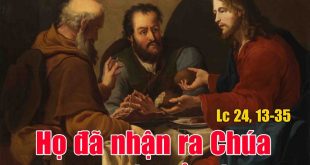 Chúa Nhật III Phục Sinh, năm A: Lòng chúng ta chẳng bừng cháy lên sao