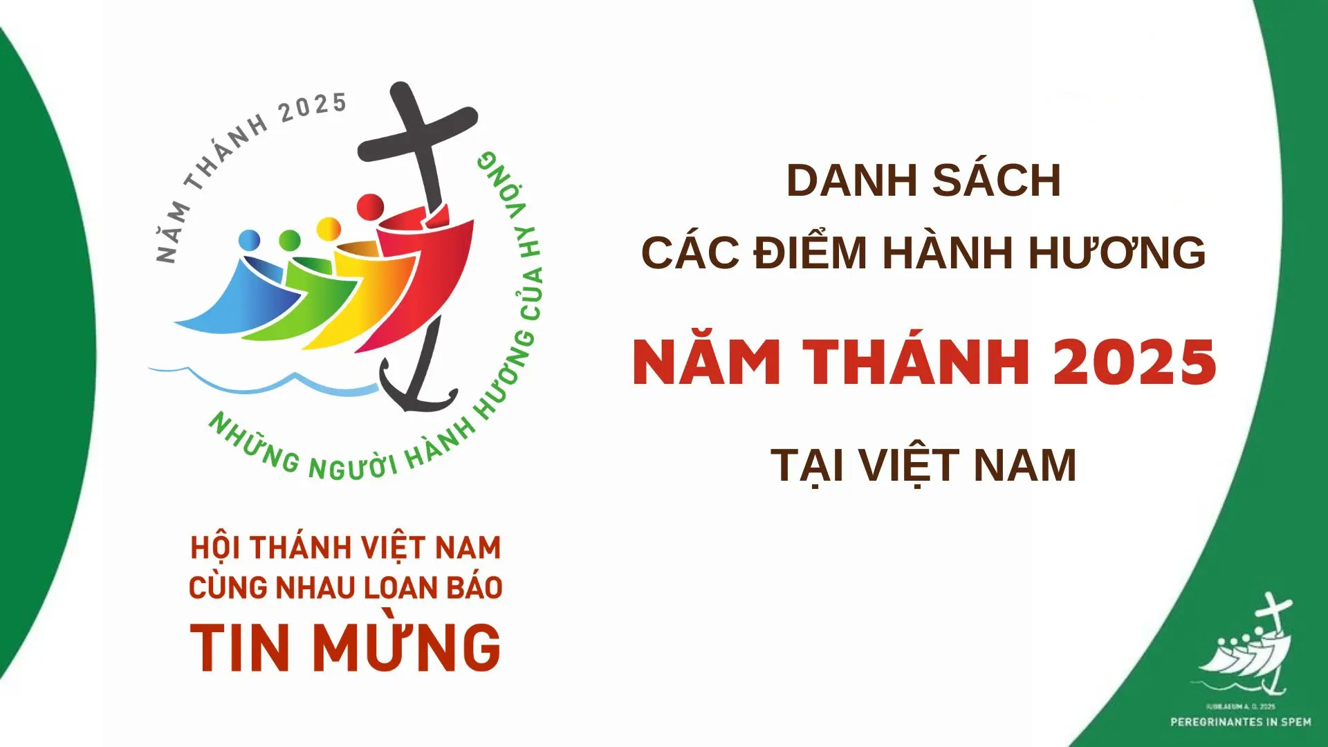 Danh sách các điểm hành hương Năm thánh 2025 tại Việt Nam