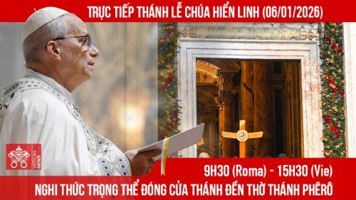Nghi thức đóng Cửa Thánh & Thánh Lễ Chúa Hiển Linh do Đức Thánh Cha chủ sự[