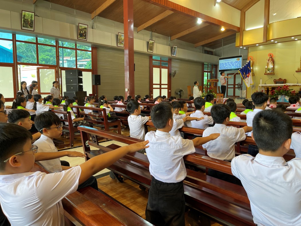 Ra mắt Xứ đoàn Hoa Đại – Phêrô Thuần: Dấu mốc mới của Phong trào Thiếu Nhi Thánh Thể tại Giáo xứ Thanh Sơn