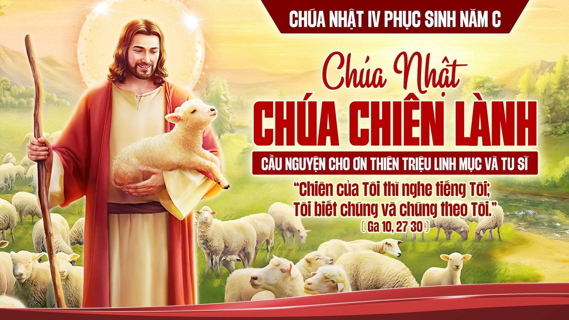 Các Bài Suy Niệm Chúa Nhật IV Phục Sinh, năm A:  CHÚA NHẬT CHÚA CHIÊN LÀNH