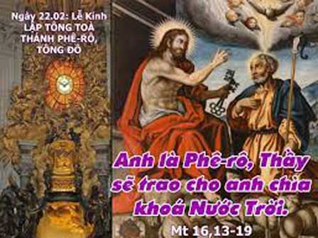 Thứ Ba tuần 7 thường niên, lập Tông toà Thánh Phêrô