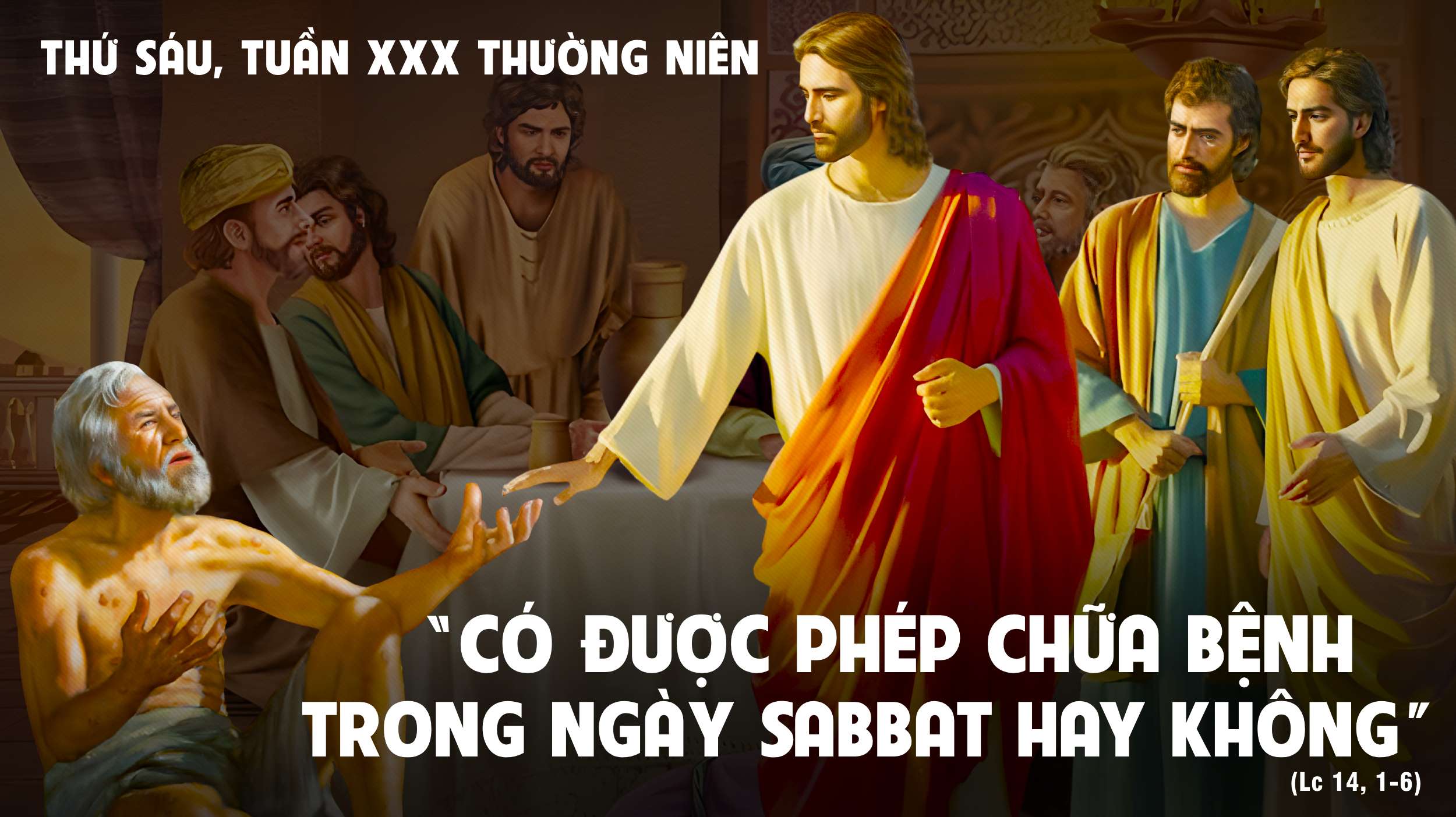 Thứ Sáu tuần XXX Thường niên: “Người đỡ lấy bệnh nhân, chữa khỏi và cho về”