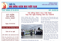 Tuần tin Hội đồng Giám mục Việt Nam số 44/2018