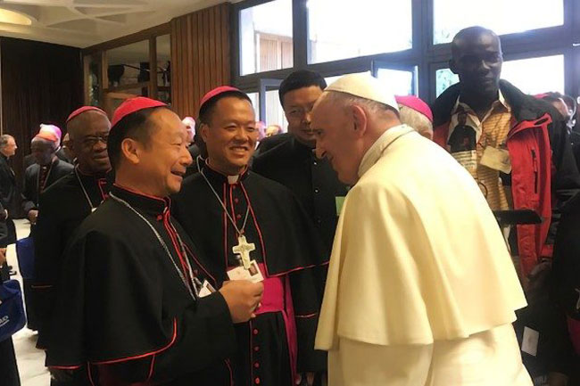 ĐGH Phanxicô chào thăm Phái đoàn Dòng Tiểu Đệ Thánh Gioan Tẩy Giả