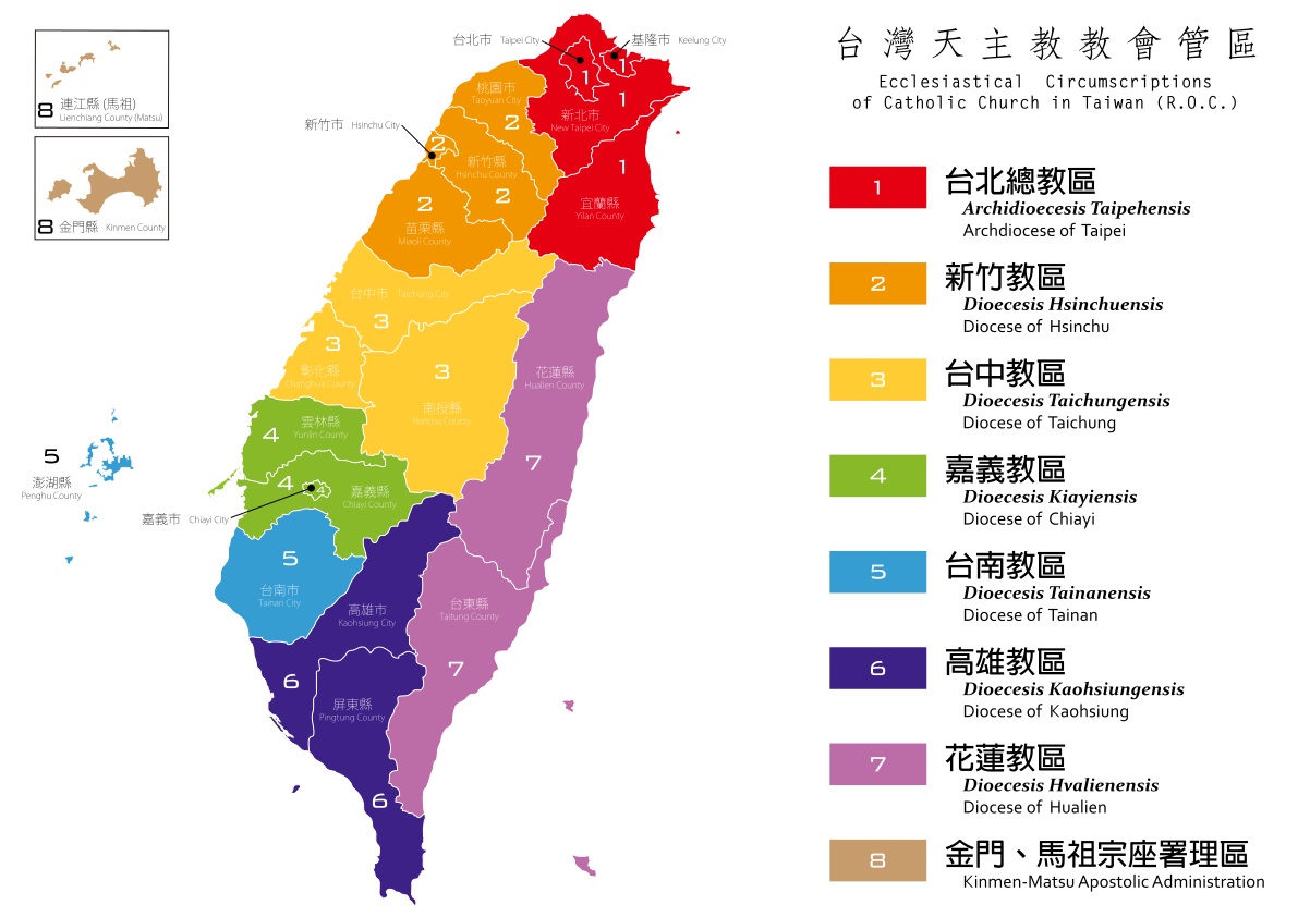 Tình hình Giáo Hội Công Giáo tại Đài Loan