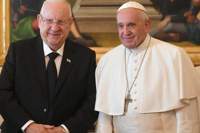 Đức Thánh Cha Phanxicô tiếp kiến Tổng Thống Israel