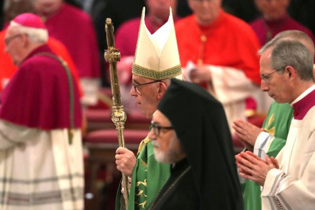 ĐTC Phanxicô chủ sự Kinh Chiều cầu nguyện cho sự hiệp nhất các Kitô hữu