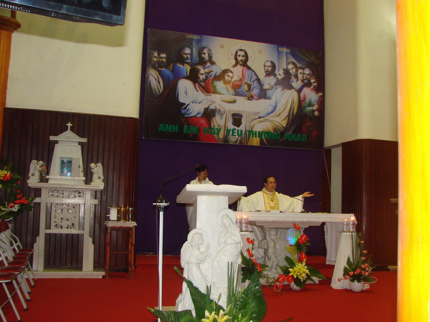 Giáo xứ Mỹ Sơn bước vào Tam Nhật Vượt Qua với Thánh lễ Tiệc Ly