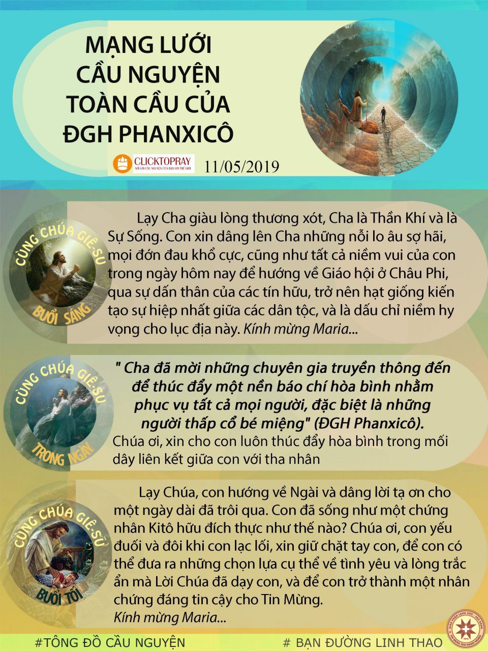 Tông đồ Cầu nguyện ngày 11/5