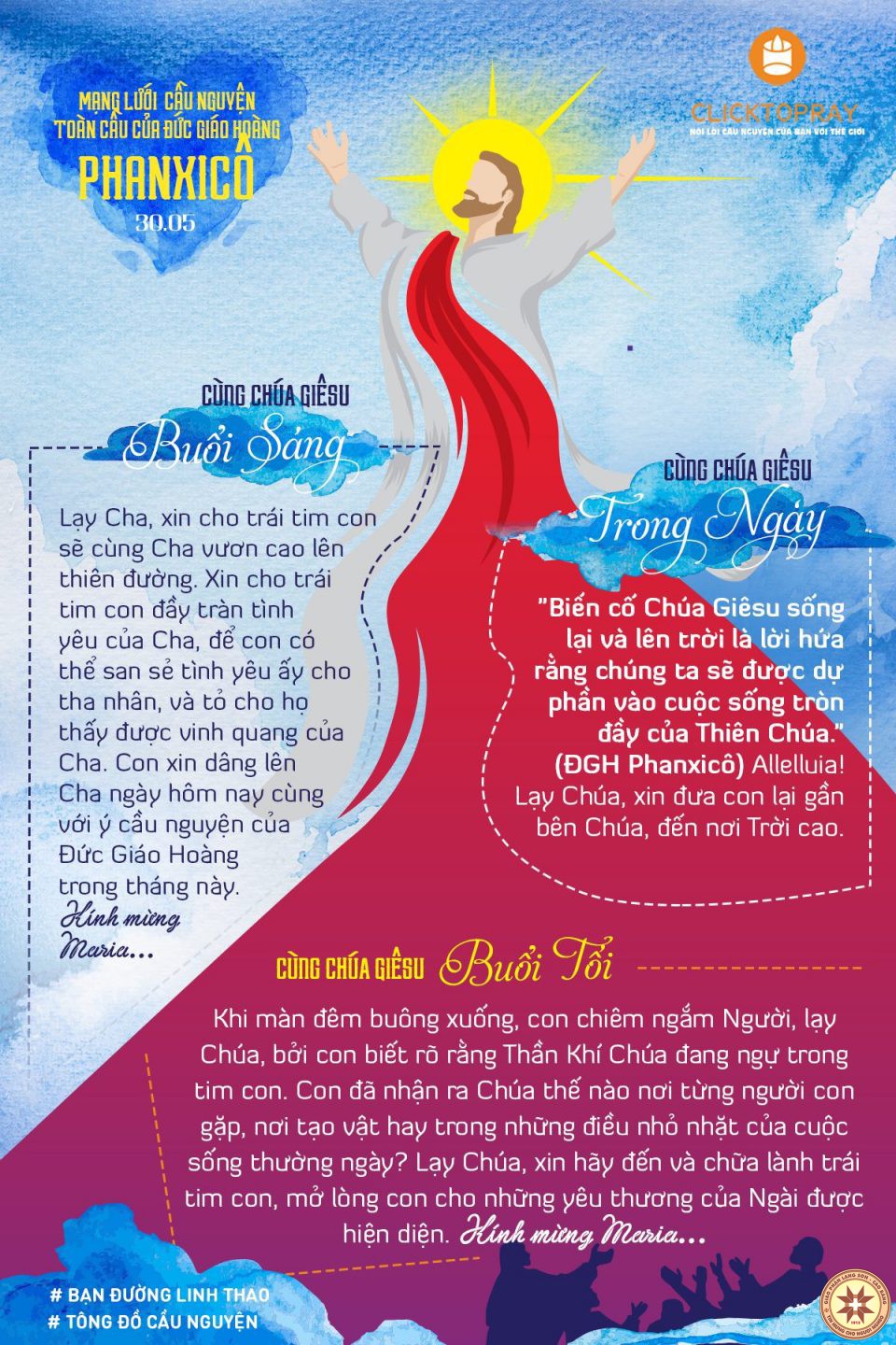 Tông đồ Cầu nguyện ngày 30/5