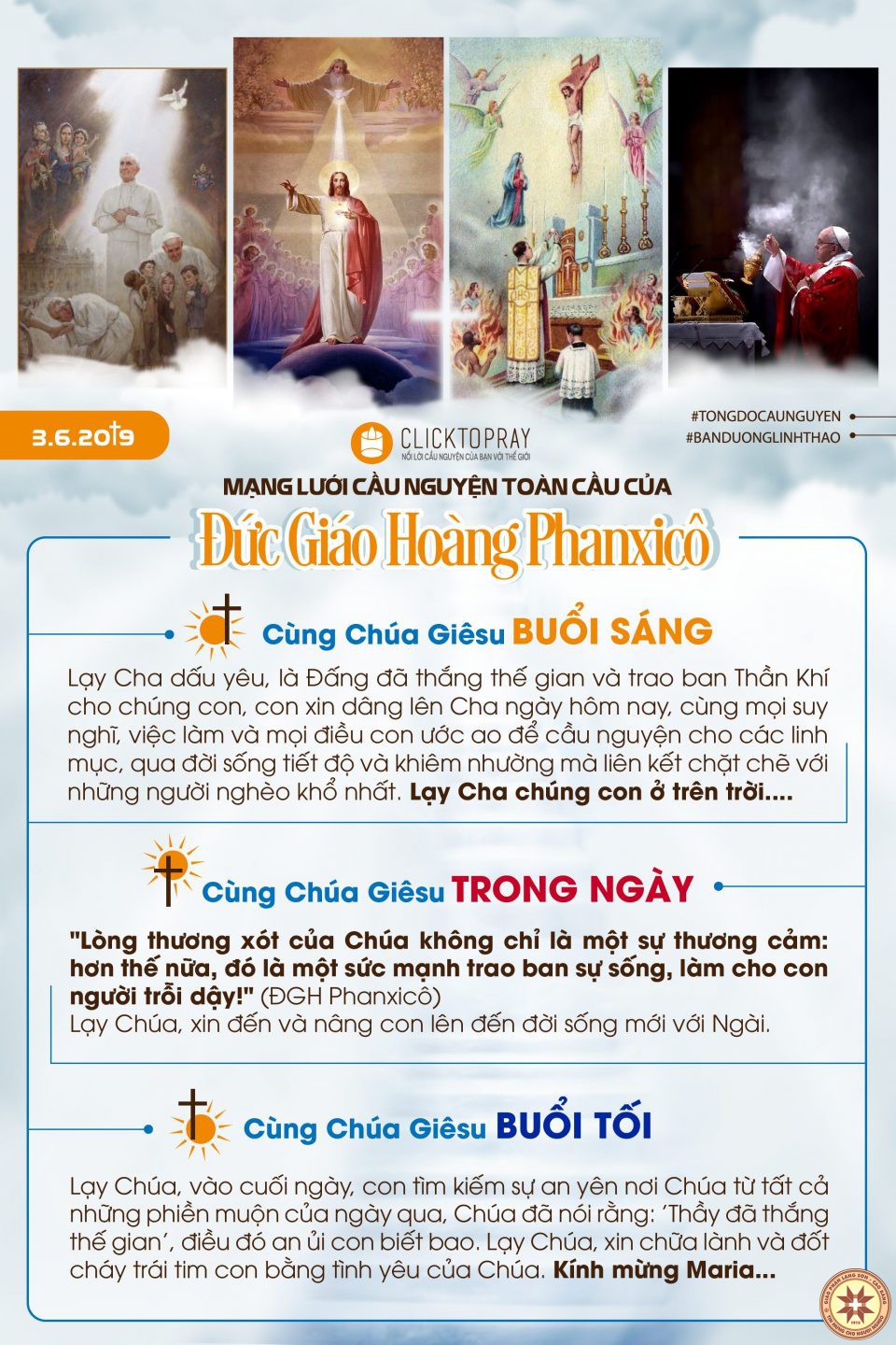 Tông đồ Cầu nguyện ngày 03/6
