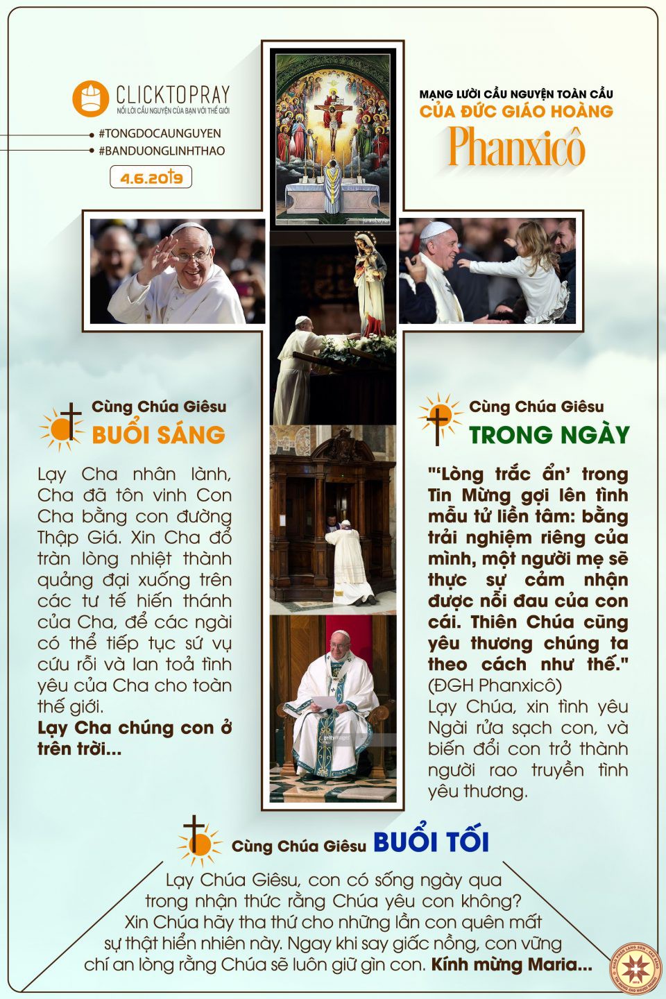 Tông đồ Cầu nguyện ngày 04/6