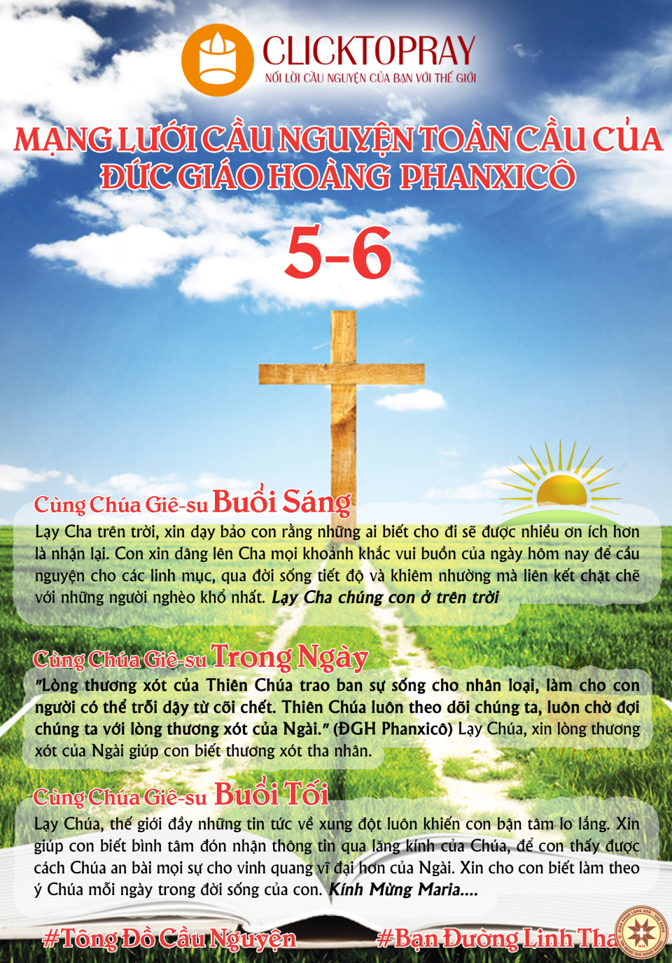 Tông đồ Cầu nguyện ngày 05/6