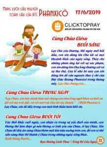 Tông đồ Cầu nguyện ngày 17/6