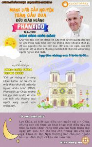 Tông đồ Cầu nguyện ngày 19/6