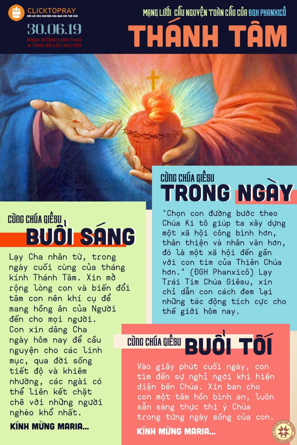 Tông đồ Cầu nguyện ngày 30/6