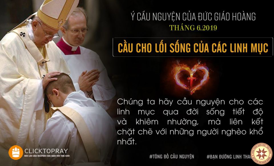 Ý cầu nguyện tháng 6 – phương cách sống của các linh mục