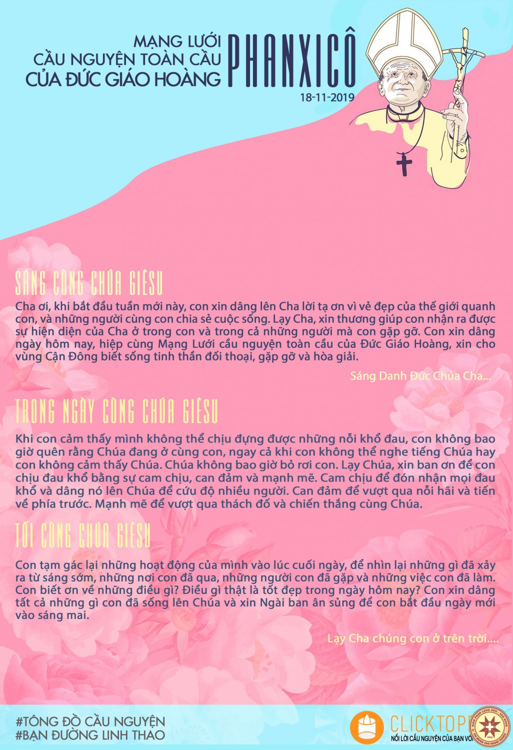 TÔNG ĐỒ CẦU NGUYỆN, NGÀY 18-11