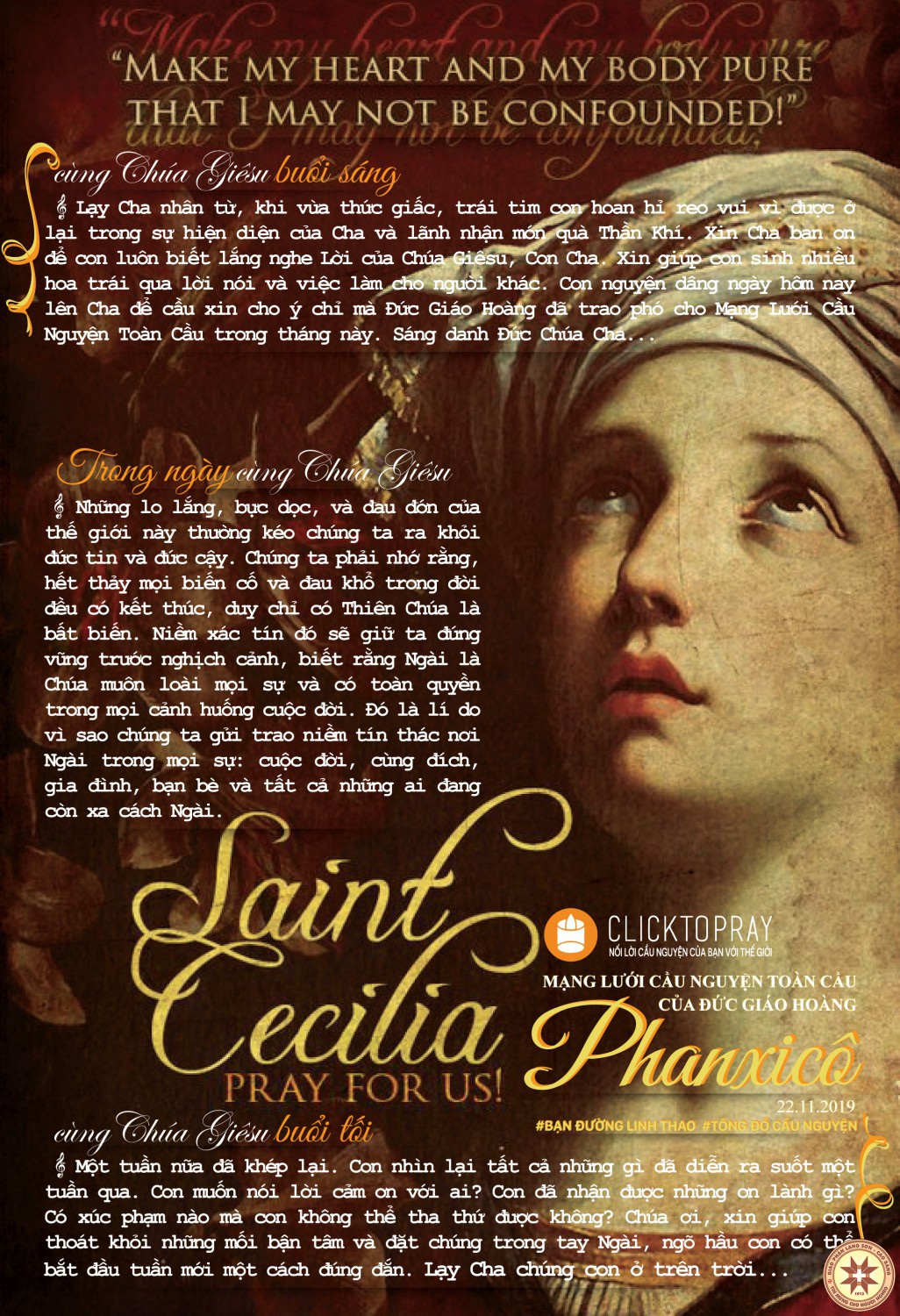 TÔNG ĐỒ CẦU NGUYỆN, NGÀY 22-11