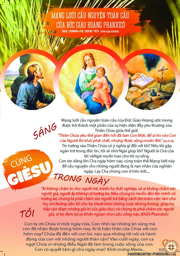 Tông đồ Cầu nguyện ngày 22/4