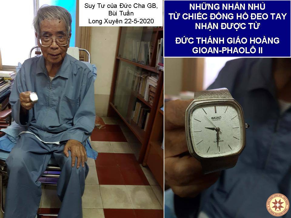 Những nhắn nhủ từ chiếc đồng hồ đeo tay nhận được từ ĐTC.Gioan Phaolô II