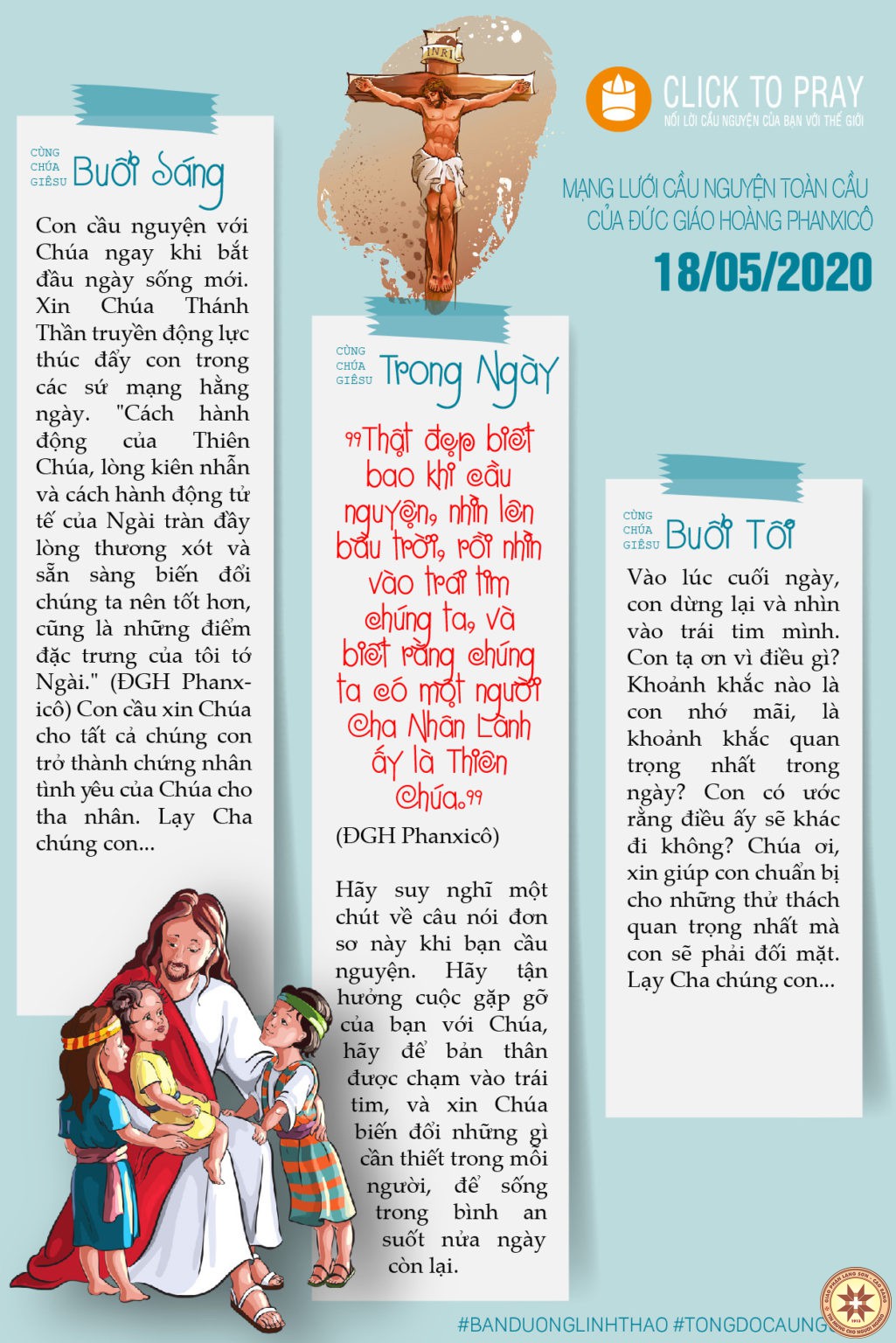 Tông đồ Cầu nguyện ngày 18/5