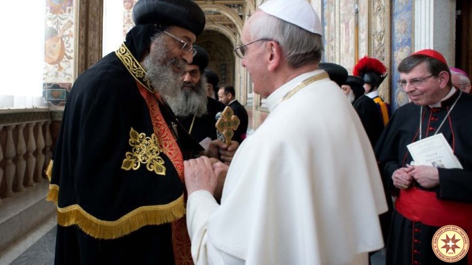 Đức Thánh Cha Phanxicô và Đức Thượng phụ Tawadros hiệp nhất cầu nguyện trong những ngày này