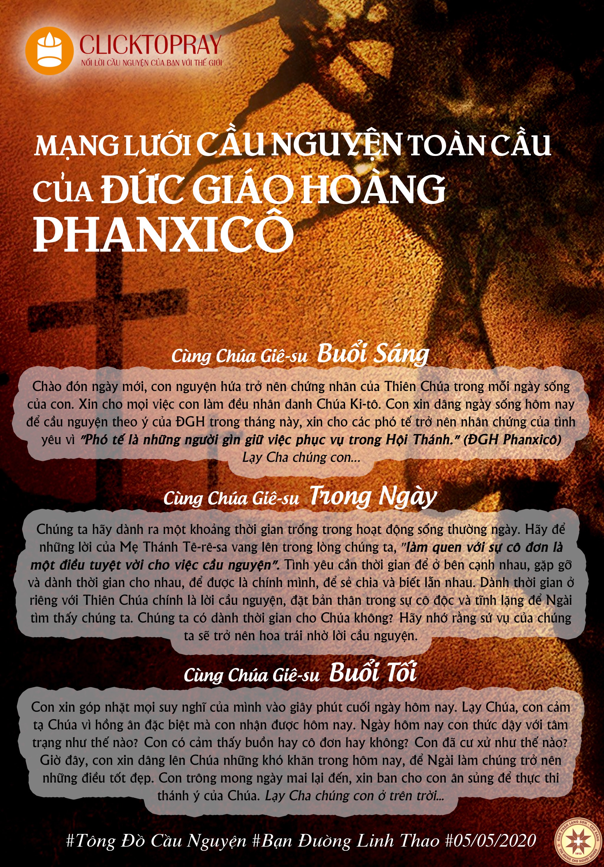 Tông đồ Cầu nguyện ngày 05/5