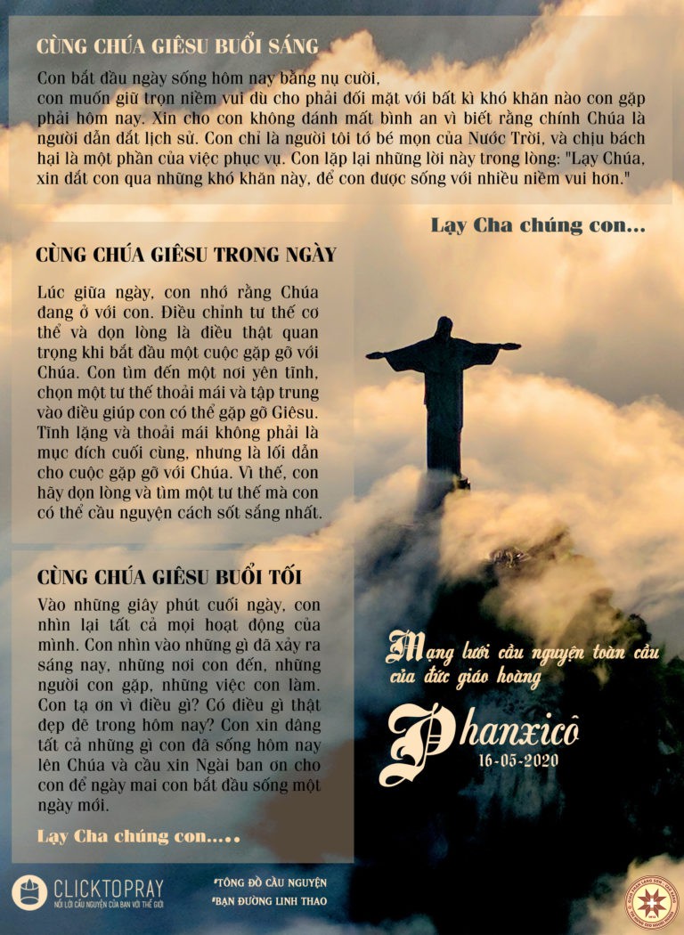 Tông đồ Cầu nguyện ngày 16/5