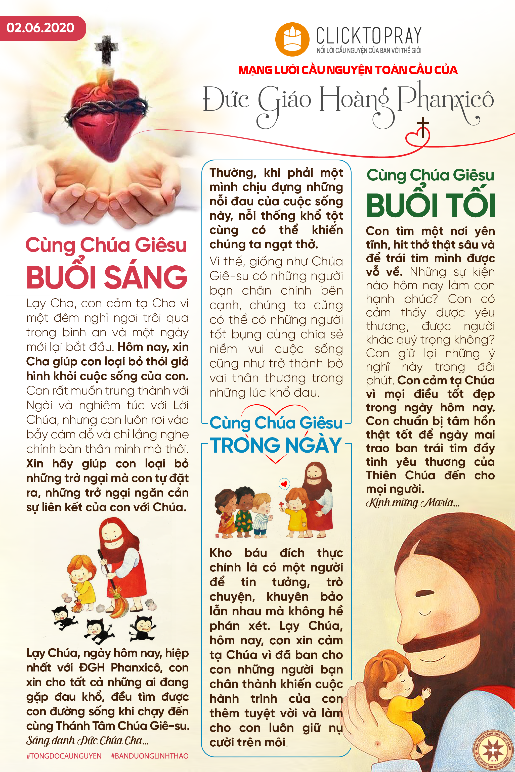 Tông đồ Cầu nguyện ngày 02/6