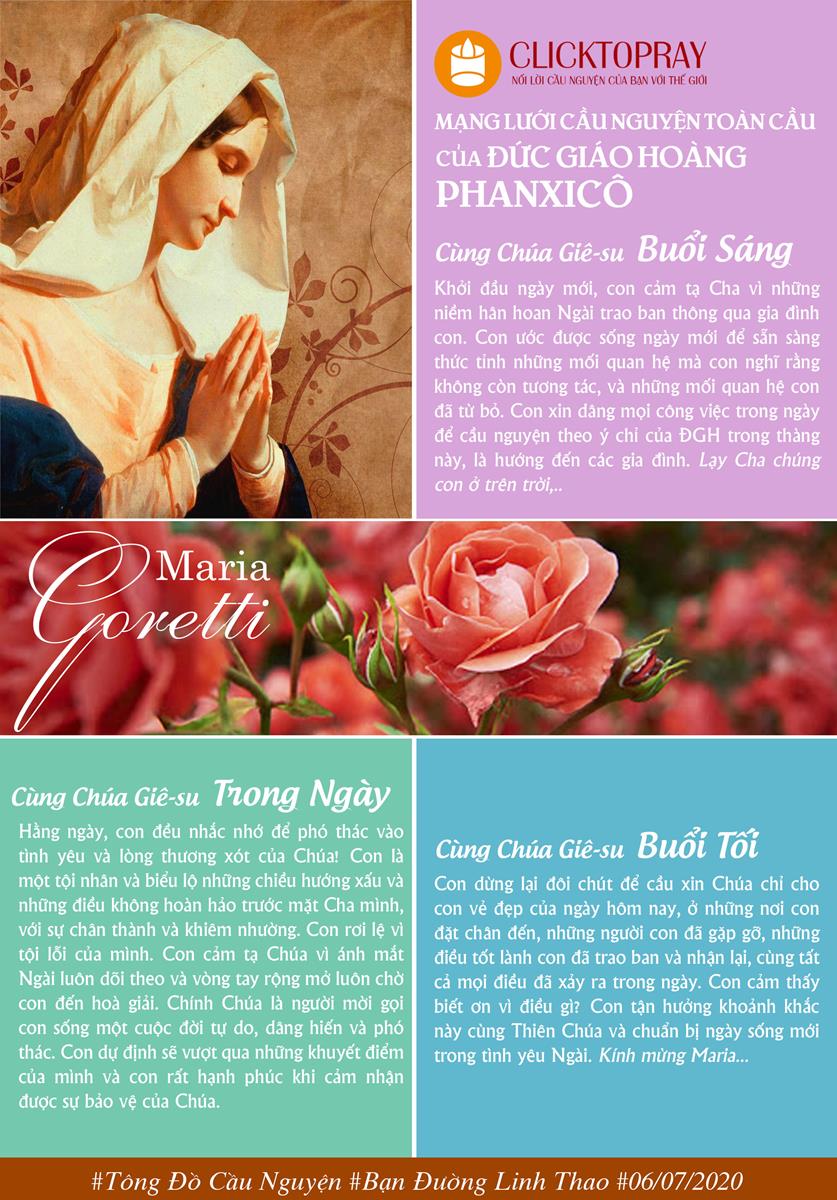 Tông đồ Cầu nguyện ngày 06/7