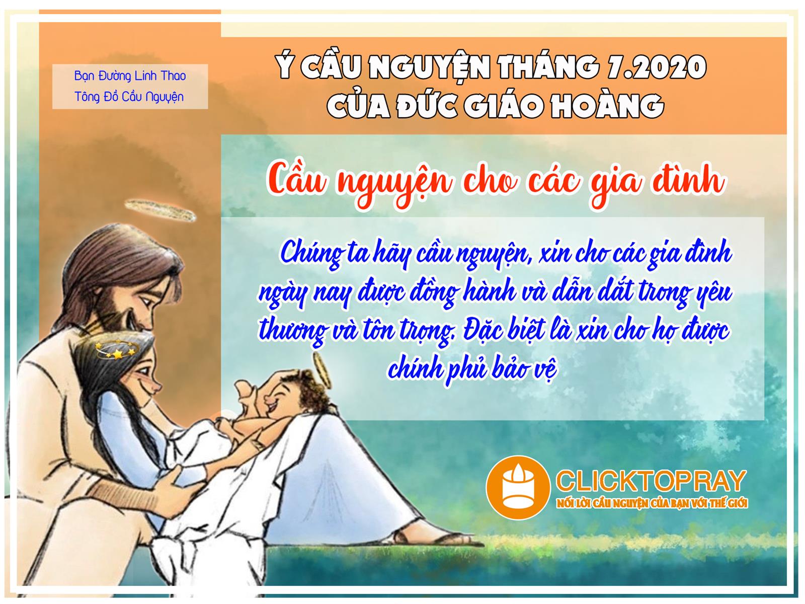 Ý cầu nguyện Tháng 7 năm 2020 của Đức Thánh Cha Phanxicô