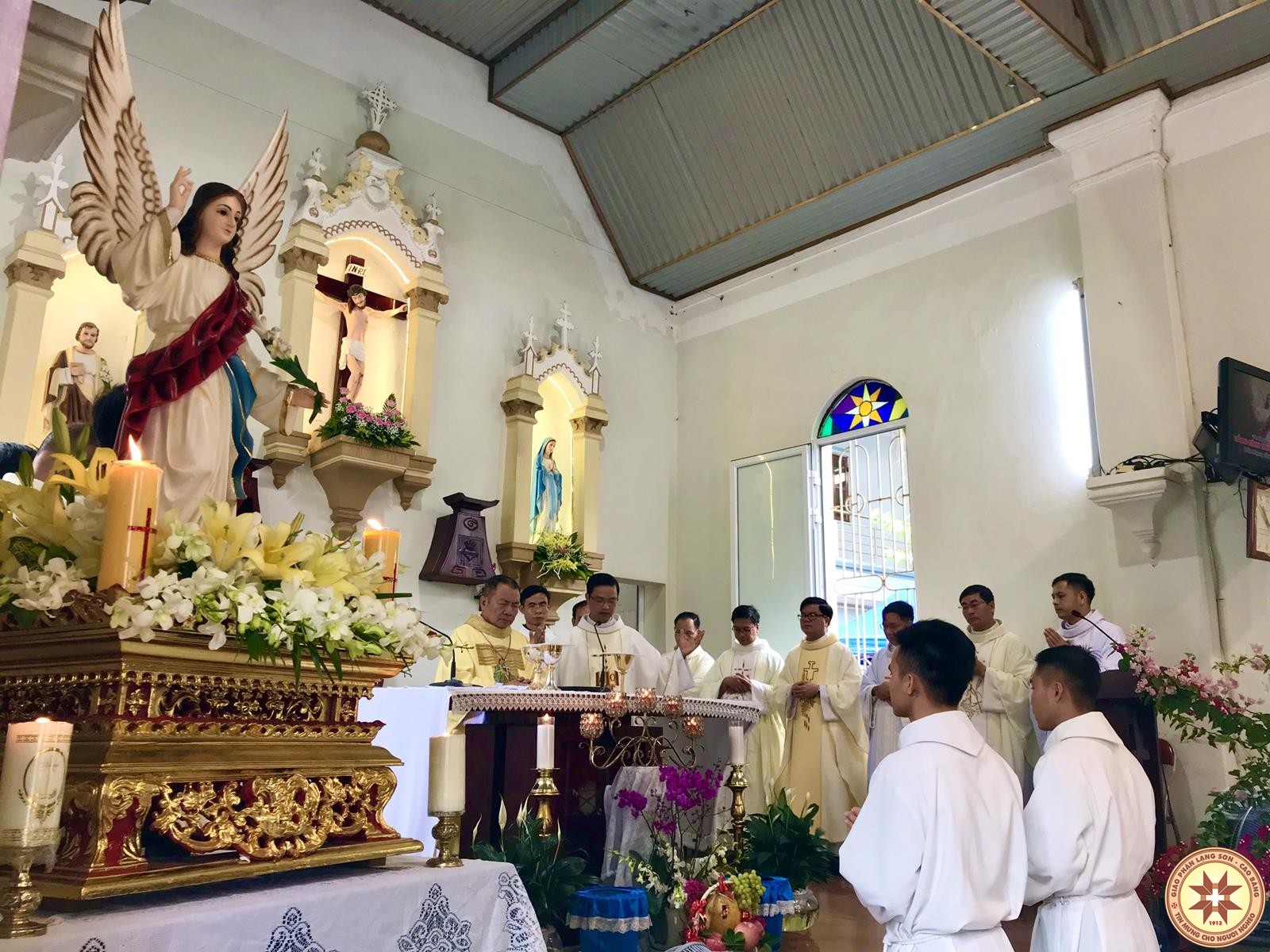 Thánh lễ mừng Tổng Lãnh Thiên Thần Gabriel bổn mạng Giáo xứ Ngạn Sơn.