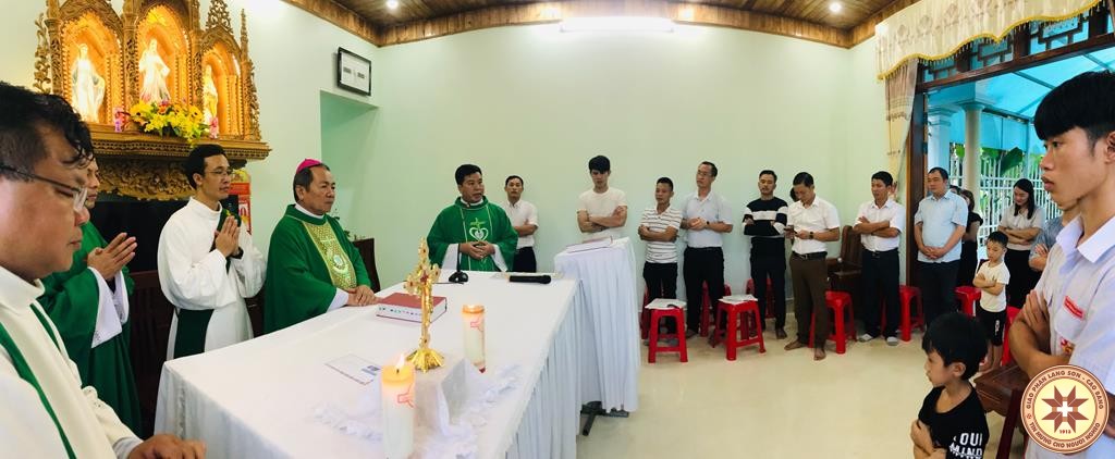 Đức cha Giuse thăm mục vụ tại Giáo điểm Nguyên Bình