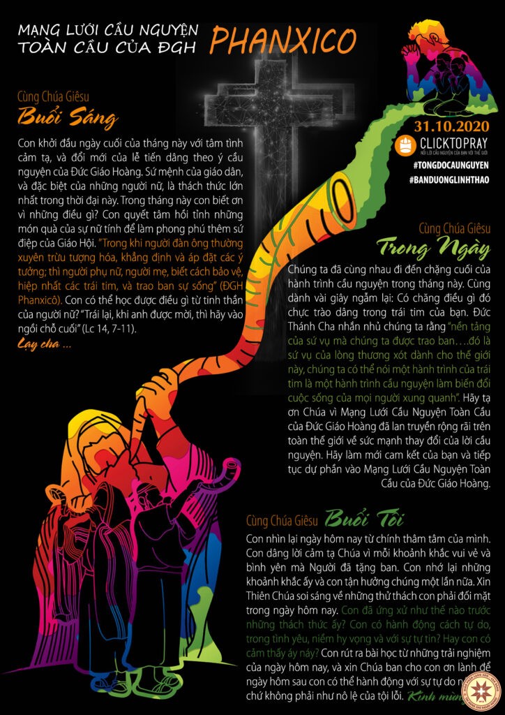 Tông đồ cầu nguyện ngày 31/10: