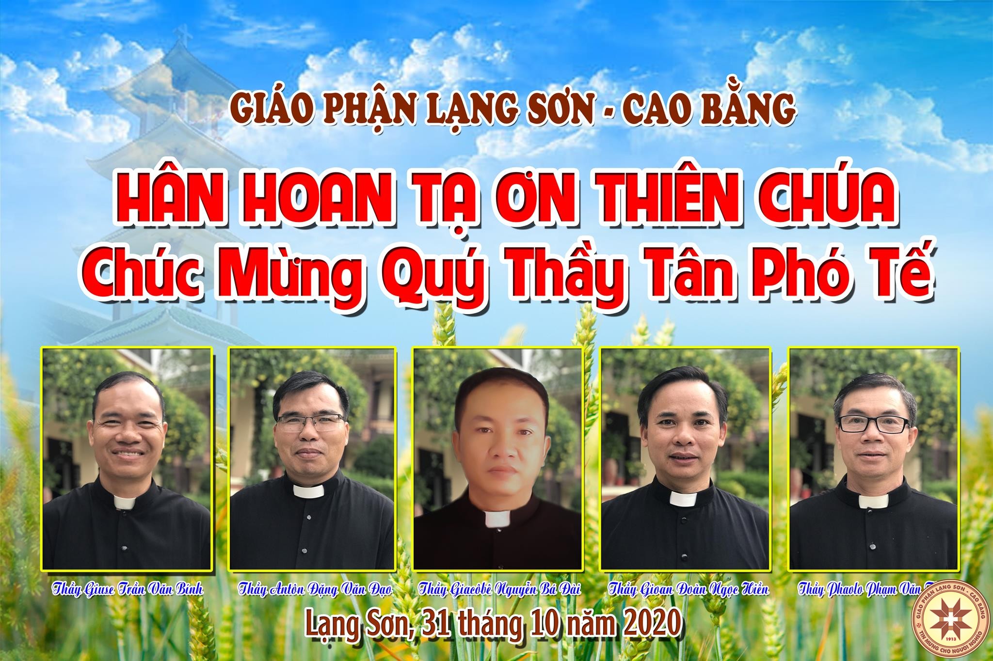 Hình ảnh Thánh lễ Truyền chức Phó Tế tại Nhà thờ Chính Tòa Lạng Sơn