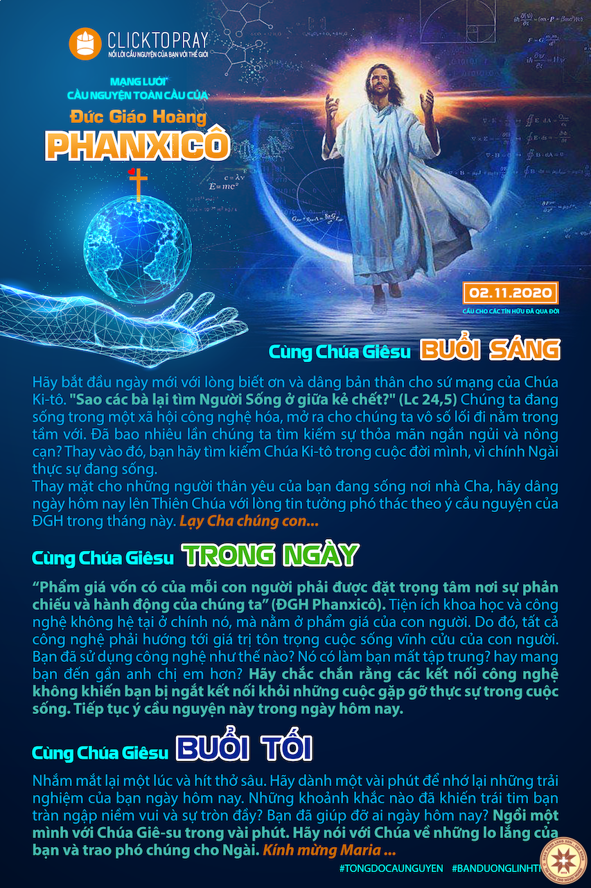 Tông đồ cầu nguyện ngày 02/11